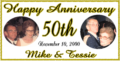 Anniversary Party Favors