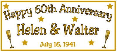 Anniversary Party Favors