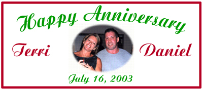 Anniversary Party Favors