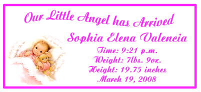 Birth Announcement