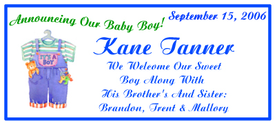 Birth Announcement