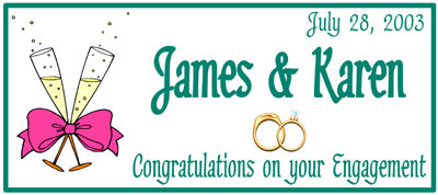 ENGAGEMENT PARTY FAVORS