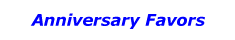 Anniversary party favors
