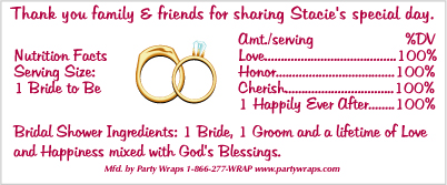BRIDAL SHOWER FAVORS