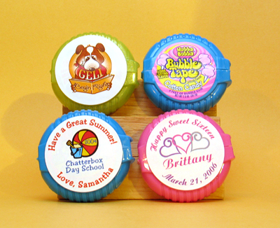 Bubble Gum Tape Party Favors