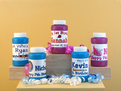 Bubble Bottle Party Favors