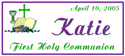 Communion party favors
