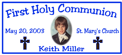 Communion party favors