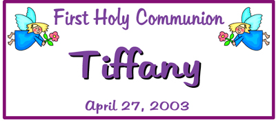 Communion party favors