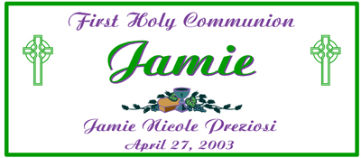 Communion party favors