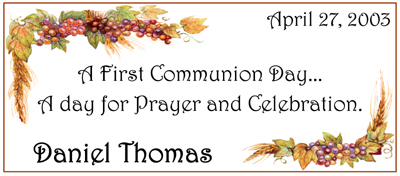 Communion party favors