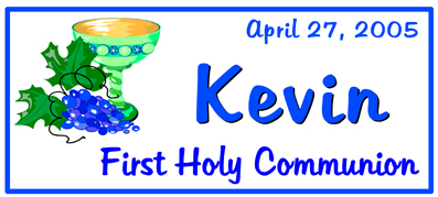 Communion party favors