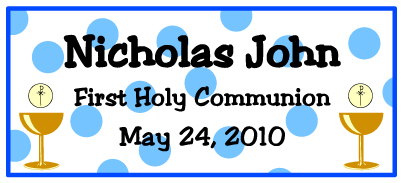 Communion party favors