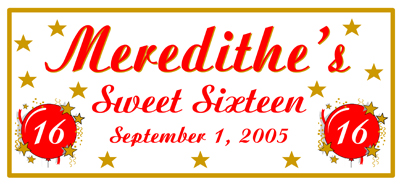 sweet sixteen 16 party favors