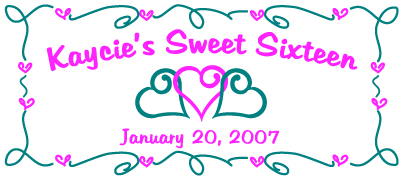 sweet sixteen 16 party favors