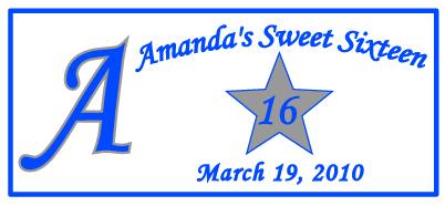 sweet sixteen 16 party favors
