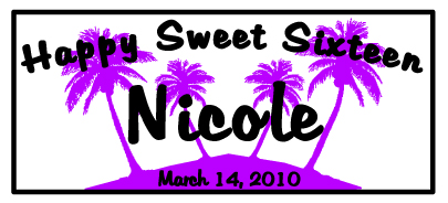 sweet sixteen 16 party favors