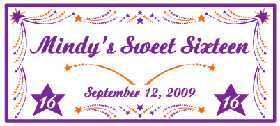 sweet sixteen 16 party favors